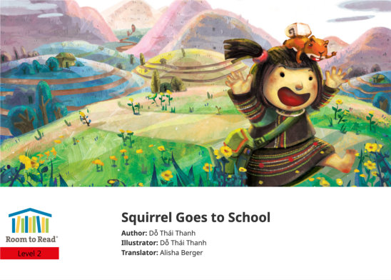 Squirrel Goes to School — illustrated by Dỗ Thái Thanh