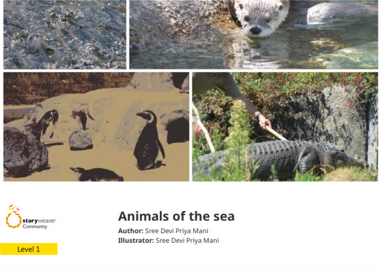 Animals of the sea — illustrated by Sree Devi Priya Mani