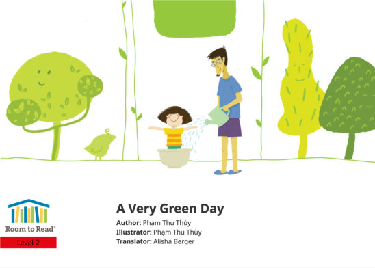 A Very Green Day — illustrated by Phạm Thu Thùy