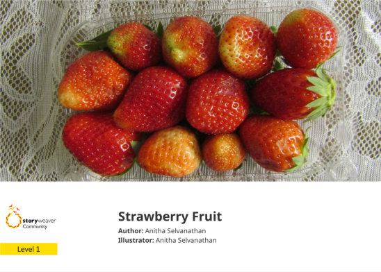 Strawberry Fruit — illustrated by Anitha Selvanathan