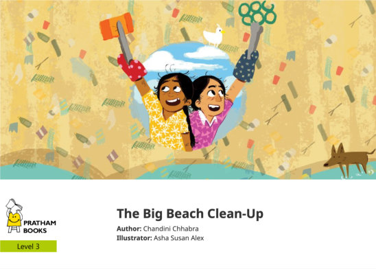 The Big Beach Clean-Up — illustrated by Asha Susan Alex