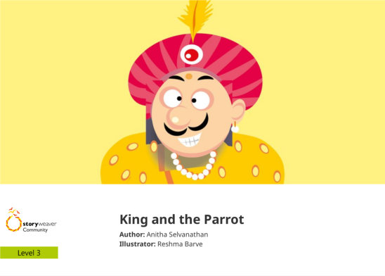 King and the Parrot — illustrated by Reshma Barve