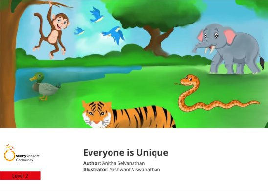 Everyone is Unique — illustrated by Yashwant Viswanathan