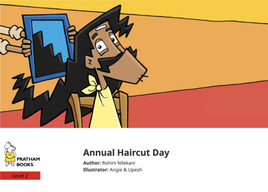 Annual Haircut Day — illustrated by Angie & Upesh
