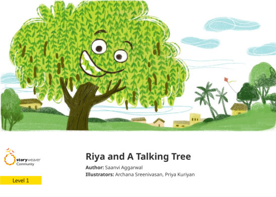 Riya and A Talking Tree — illustrated by Archana Sreenivasan, Priya Kuriyan