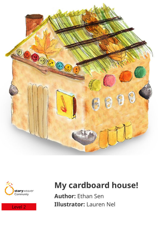 My cardboard house! — illustrated by Lauren Nel