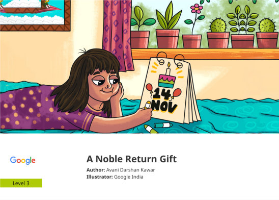 A Noble Return Gift — illustrated by Google India