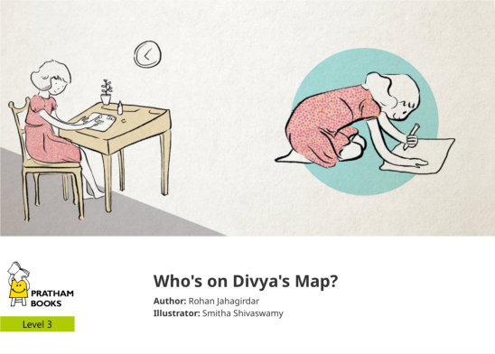 Who’s on Divya’s Map? — illustrated by Smitha Shivaswamy