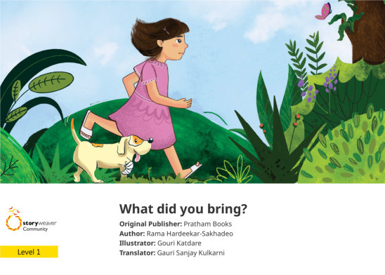 What did you bring? — illustrated by Gouri Katdare