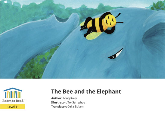 The Bee and the Elephant — illustrated by Try Samphos
