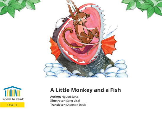 A Little Monkey and a Fish — illustrated by Seng Visal
