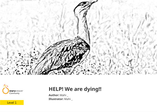 HELP! We are dying!! — illustrated by Mahi _