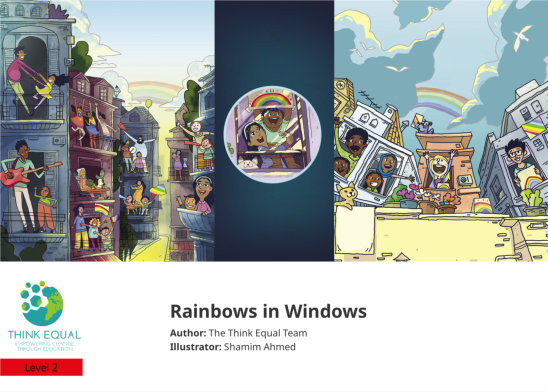 Rainbows in Windows — illustrated by Shamim Ahmed