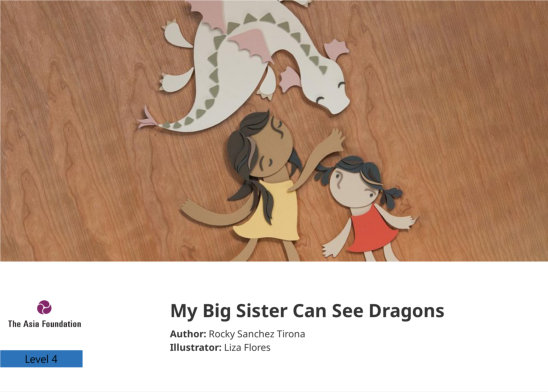 My Big Sister Can See Dragons — illustrated by Liza Flores