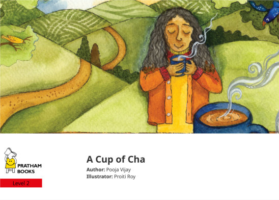 A Cup of Cha — illustrated by Proiti Roy