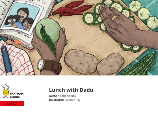 Lunch with Dadu — illustrated by Labonie Roy