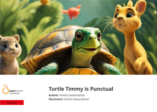 Turtle Timmy is Punctual — illustrated by Anitha Selvanathan