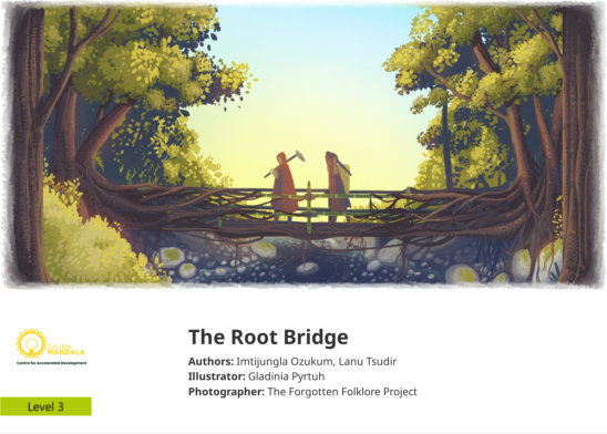 The Root Bridge — illustrated by Gladinia Pyrtuh, The Forgotten Folklore Project