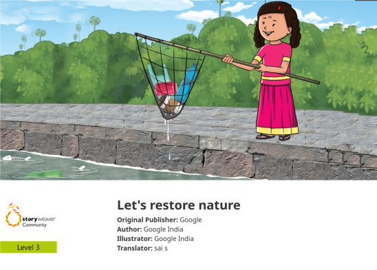 Let’s restore nature — illustrated by Google India