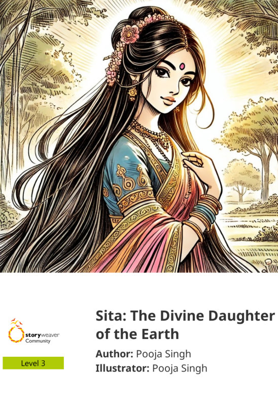 Sita: The Divine Daughter of the Earth — illustrated by Pooja Singh