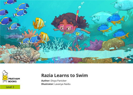 Razia Learns to Swim — illustrated by Lavanya Naidu