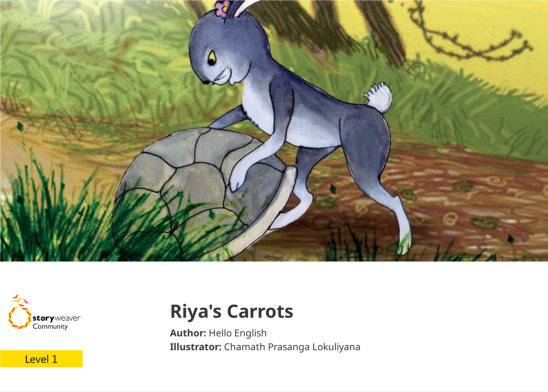 Riya’s Carrots — illustrated by Chamath Prasanga Lokuliyana