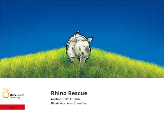 Rhino Rescue — illustrated by Abin Shrestha