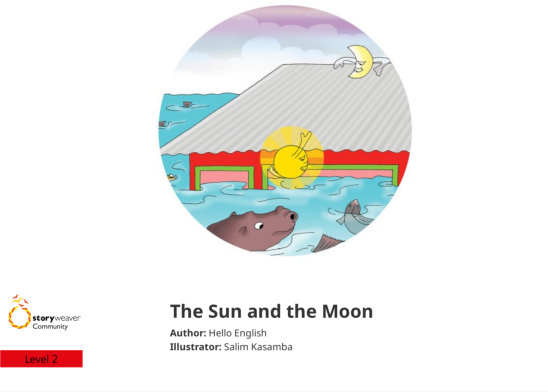 The Sun and the Moon — illustrated by Salim Kasamba 