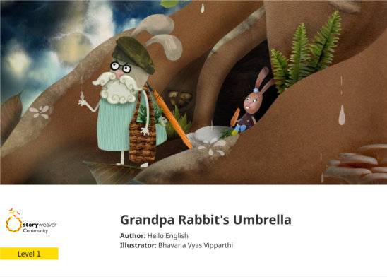 Grandpa Rabbit’s Umbrella — illustrated by Bhavana Vyas Vipparthi