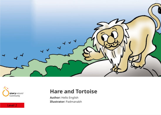 Hare and Tortoise — illustrated by Padmanabh