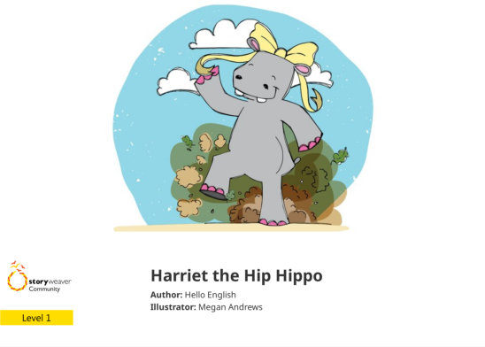 Harriet the Hip Hippo — illustrated by Megan Andrews