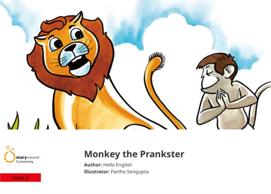 Monkey the Prankster — illustrated by Partho Sengupta