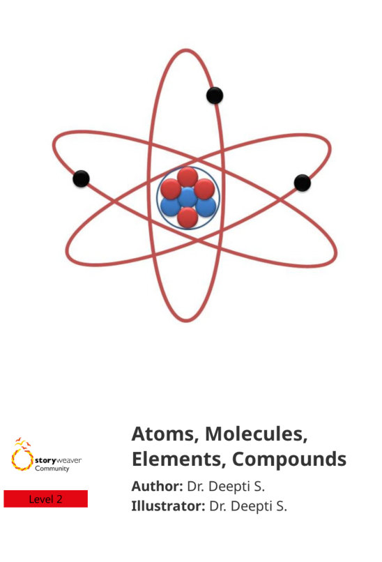 Atoms, Molecules, Elements, Compounds — illustrated by Dr. Deepti S.
