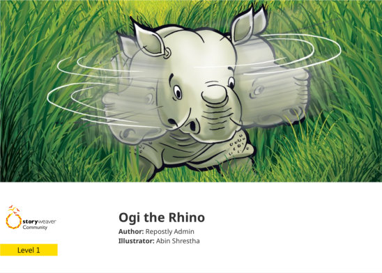 Ogi the Rhino — illustrated by Abin Shrestha