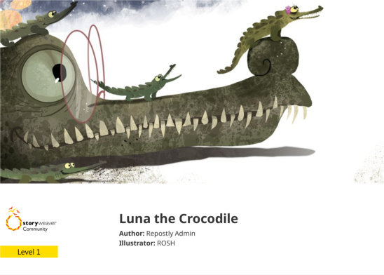 Luna the Crocodile — illustrated by ROSH