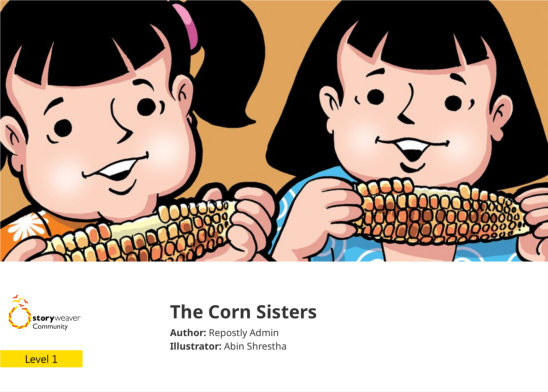 The Corn Sisters — illustrated by Abin Shrestha