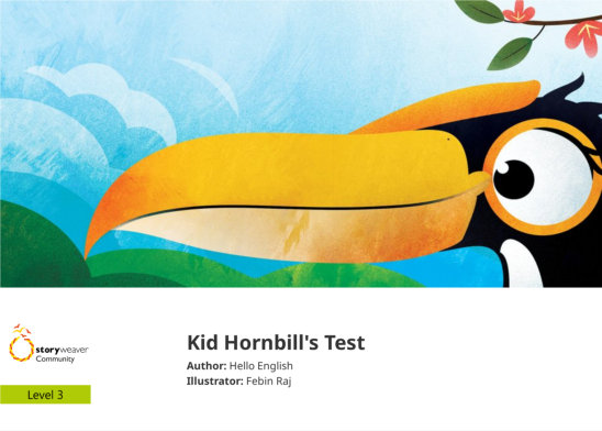 Kid Hornbill’s Test — illustrated by Febin Raj