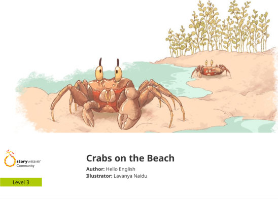 Crabs on the Beach — illustrated by Lavanya Naidu