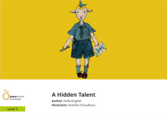 A Hidden Talent — illustrated by Aratrika Choudhury