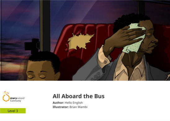 All Aboard the Bus — illustrated by Brian Wambi