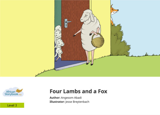 Four Lambs and a Fox — illustrated by Jesse Breytenbach