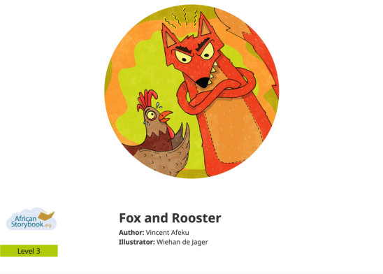 Fox and Rooster — illustrated by Wiehan de Jager