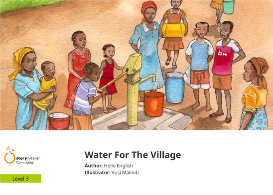 Water For The Village — illustrated by Vusi Malindi