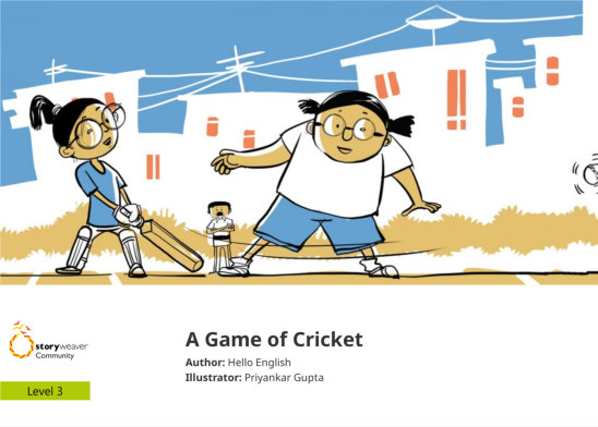 A Game of Cricket — illustrated by Priyankar Gupta