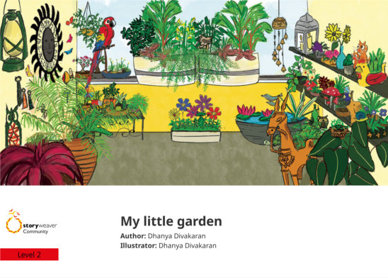 My little garden — illustrated by Dhanya Divakaran